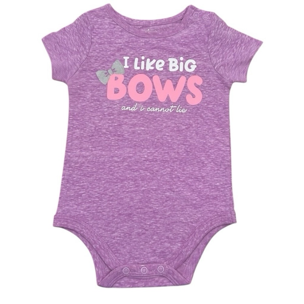 Garanimals Baby Girls Short Sleeve Graphic One piece Bodysuits Sz 12M Lot of 10 - Picture 8 of 11